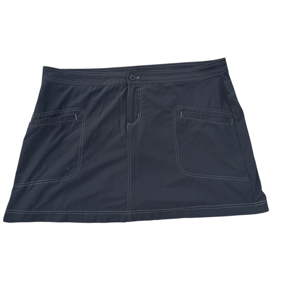 PrAna Halle Hiking/Active Skort - Charcoal - Size 18